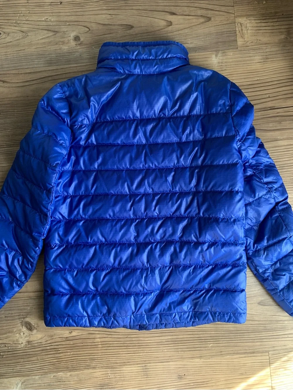 J Crew Jacket Womens XS Blue Down Puffer Lightweight Casual Insulated